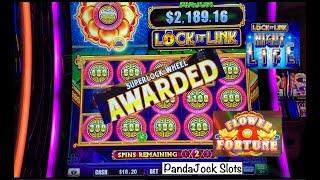 SuperLock awarded for a BIG WIN! SuperLock Jackpot, Night Life and Flower Fortune.