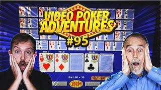 24 Shots at 4 Aces in Double Double Bonus AGAIN! Video Poker Adventures 95 • The Jackpot Gents