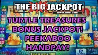 Turtle Treasure  JACKPOT! BONUS ROUND WIN!  | The Big Jackpot
