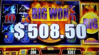 Big Jackpot Progressive! Timberwolf Deluxe Fast Cash Slot Machine - Max Bet Bonus!