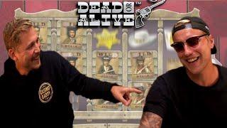 DEAD OR ALIVE INSANE HUGE BIG WIN BY THE MAGICAL BRO'S OF CASINODADDY