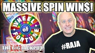 BIG WIN$ Wheel Of Fortune Slot Bonus | The Big Jackpot