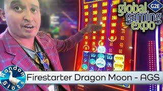 Firestarter Dragon Moon Slot Machine by AGS at #G2E2022