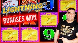 Back To Back Bonuses On High Limit Lightning Link ! $1,000 Challenge To Beat The Casino ! EP-12