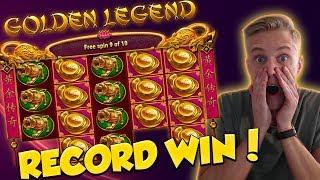 RECORD WIN!!! Golden Legend Big Win - Casino - Free Spins (Online Casino)