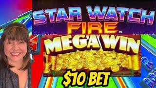 MEGA win on Star Watch Fire! $10 bet