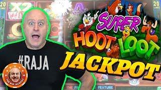 $60 BET JACKPOT!  SUPER HOOT LOOT WIN! | The Big Jackpot