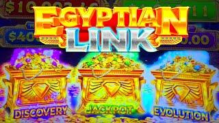 I Finally Did It! I Got The MEGA TRIPLE Bonus On NEW Egyptian Link Slot Machine! Bucket List S2E17