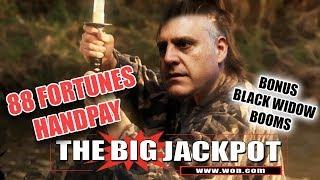 88 FORTUNES + BONUS BOOMS ON  BLACK WIDOW  | The Big Jackpot