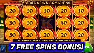 7 BONUS FREE SPINS ️ Tragamonedas Dragon Link Happy & Prosperous Slot ️ Juegos de Casino Gratis!