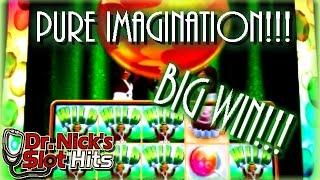 **4 WILD REELS!!/BIG WIN!** Pure Imagination Slot Machine Bonuses