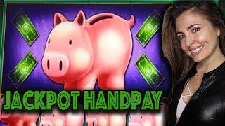 Our BIGGEST HANDPAY on Piggy Bankin' Lock It Link!