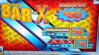 £10 Challenge 50p/£50 Electrocoin Bar-X Fruit Machine (foreverhungry84 Shoutout)