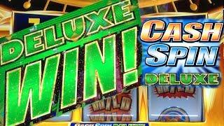 DELUXE WINS!!  CASH SPIN DELUXE  I LOVE THIS GAME!  BETTER THAN WHEEL OF FORTUNE!  LAS VEGAS