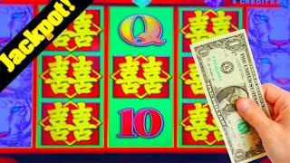 Using 1 Dollar and THIS BETTING Method To Hit A JACKPOT HAND PAY!
