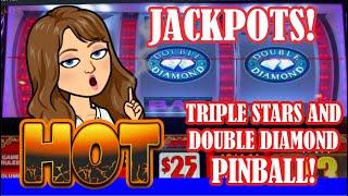 ️WHY WE LOVE PINBALL!! ️$75 BETS Handpay Jackpots PLUS Triple Stars High Limit Slot Machines!