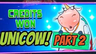 MYTHICAL UNICOW LANDED!! JACKPOT HANDPAY!! LOVE THESE FIREWORKS!