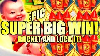 SUPER BIG WIN! ROCKET AND LOCK IT! EPIC FORTUNES Slot Machine (SG)