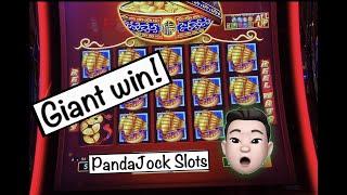 HUGE WIN! One of my biggest line hits ever on Dancing Drums