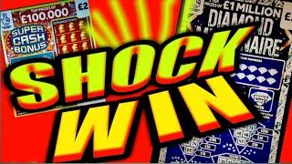 BIG SCRATCHCARD..GAME.."SURPRISE WIN"" £500 LOADED..LUCKY LINES..XMAS ..HOT £50... PLATINUM 7s..