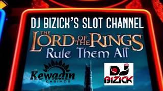 NEW Lord Of The Rings Slot Machine - RULE THEM ALL - BIG BONUSES - NICE WINS