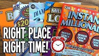 WIN$$!  Right Place Right Time!  Playing $80 in TX Lottery Scratch Offs