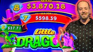 LITTLE DRAGONS Slot Machine Free Spins & Progressive hit & Live Play