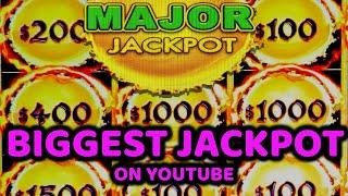 ALL-TIME RECORD! BIGGEST HANDPAY JACKPOT on YouTube for NEW High Limit Dragon Link!