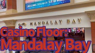 Mandalay Bay SUPER TOUR of the Slot Machines, Casino, Restaurants and Hotel