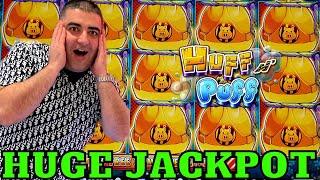 Las Vegas HUGE JACKPOT -  Huff N More Puff Slot EPIC HANDPAY JACKPOT