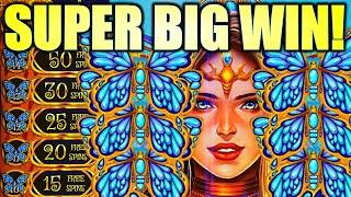 SUPER BIG WIN! HUGE BONUS! BUTTERFLY RISE (ULTIMATE RISE) Slot Machine (AGS)