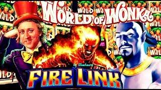 ULTIMATE FIRE LINK slot machine WORLD OF WONKA slot WINS and MORE!