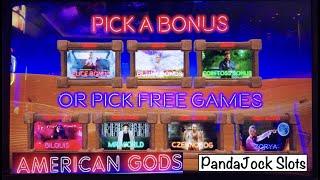 Back to back bonuses my first time playing American Gods!