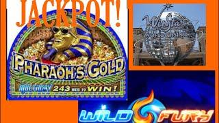 Wild Fury and Pharaoh’s Gold! Big win and Jackpot!$!$! Winstar!