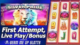 Silver Pride Slot - Live Play and Free Spins Bonuses in First Attempt