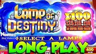 LAMP OF DESTINY Slot Machine - MAX BET Long Play with NICE Bonus Win!