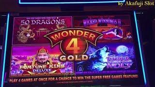 WONDER 4 GOLD Slot Machine Bet $4.80 Nice Win!! San Manuel Casino, Akafujislot