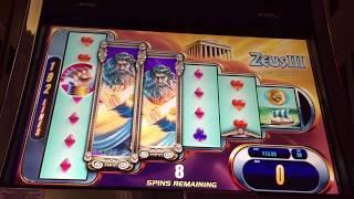 BIG WIN Zeus 3 Slot Machine Free Spins Bonus!!