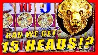 • CAN WE GET 15 HEADS!? • BUFFALO GOLD SLOT MACHINE • GAMBLING WITH FRIENDS • LIVE PLAY GROUP PULL