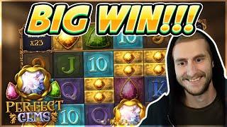 HUGE WIN! Perfect Gems Big win - Casino games from Casinodaddy Live Stream