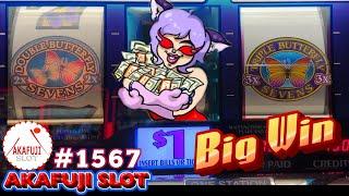 Big Win - Triple Double Butterfly Sevens Slot Machine 3 Reel & Cleopatra Pechanga 赤富士スロット