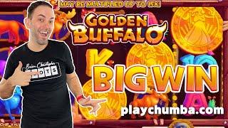 NEW GAME ALERT  BIG WIN  Gold Buffalo  PlayChumba.com