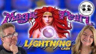 HIGH LIMIT LIGHTNING CASH - MAGIC PEARL SLOT MACHINE FOR THE WIN!!!