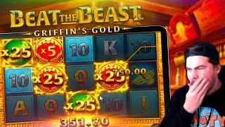 BIG WIN! New Thunderkick Slot - Beat the Beast Griffin's Gold