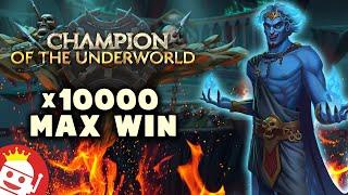 CHAMPION OF THE UNDERWORLD (YGGDRASIL)  FIRST 10,000X MAX WIN!