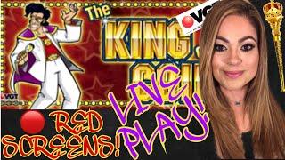 VGT KING  OF COIN  LIVE PLAY! RED SCREENS!