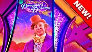 THE NEW WILLY WONKA!!! * WILLY WONKA DREAMERS OF DREAMS!! - Las Vegas Casino Slot Machine Bonus