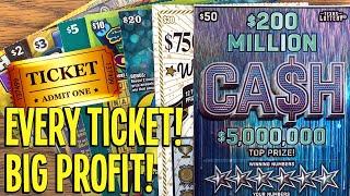 Every Ticket! BIG PROFIT  $50, $30, $20, $10, $5, $3, $2, $1 TEXAS Lottery Scratch Offs