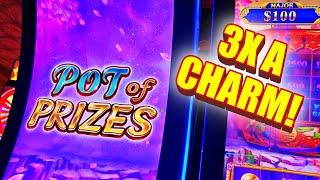THIRD TIME'S A CHARM!!! * THE DOUBLE MULTIPLIERS CAN PAY!! - Las Vegas Casino Slot Machine Bonus Win