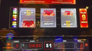 Triple Red White And Blue - Blazing Sevens Triple Double Jackpot